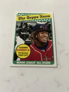 2018 TOPPS HERITAGE MINOR LEAGUE VLADIMIR GUERRERO RC - Picture 1 of 2