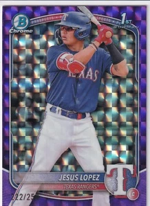 Jesus Lopez - /250 Purple Geometric - 2025 Bowman - Picture 1 of 2
