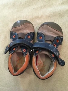 Umi Sneakers 6.5 Boys 22 Brown Leather - Picture 1 of 4