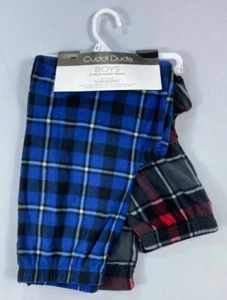Boy's Youth M(8) Cuddl Duds 2 Piece Fleece Pajama Sleep Pants - Picture 1 of 2