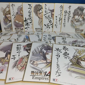 A77962 Samurai Warriors 4: Empires Mini Shikishi (illustration board) 25pcs set - Picture 1 of 10