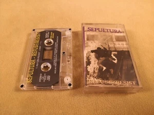 Sepultura - Refuse Resist single cassette MC Slayer Sadus Exodus Sodom Kreator - Picture 1 of 3