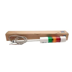 Patlite LR6-302-LJBW-RYG Signalturm ø60mm, rot gelb grün, Mastmontage, 24VDC - Bild 1 von 4