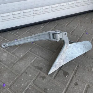 B-Ware Pflugschar-Anker 7kg Stahlverzinkt Bootsanker Schiffsanker Yacht Boot - Picture 1 of 3