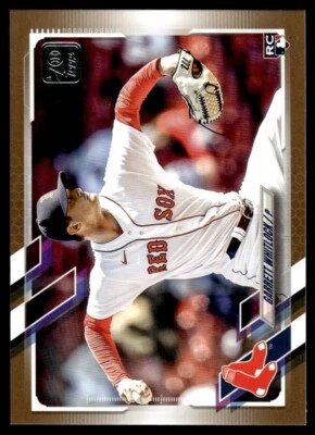 2021 Topps Update Gold Garrett Whitlock 1913/2021 Boston Red Sox #US133 - Image 1 of 2