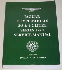 Workshop Manual Jaguar E-Type 3.8 & 4.2 Litre Series 1 + 2, Year 1961 - 1971 - Picture 1 of 2
