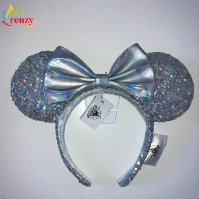 Diadema plateada Cenicienta espejo mágico parques Disney orejas de Mickey Minnie Foto 1 de 4