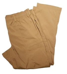 Duluth Trading Pants Men Size 42/32 Beige Cargo Pockets Outdoor Hiking Fishing - Picture 1 of 6