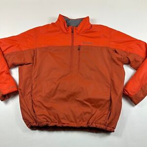 Simms Jacket Adult 2XL Orange 1/4 Zip Midstream Fishing Primaloft Men's 1X15