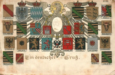 Postal* Un saludo alemán (AB) 20779 - Imagen 1 de 2