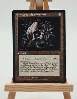 Schwarze Manabatterie Renaissance Magic Karte MTG Deutsch (Black Mana Battery) - Bild 1 von 2