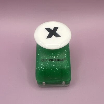 CuttingEdge Paper Punch Replacement Letter X Crafting Scrapbooking 1” Cutting - Image 1 of 3
