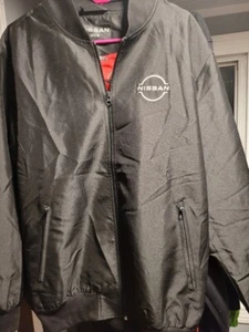 Rare Genuine Nissan Lined Logo Jacket Smyrna Tennessee Plant Medium Employee - Picture 1 of 10
