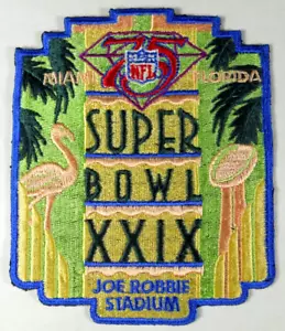 Vintage 1995 NFL Super Bowl XXIX Patch San Francisco 49ers vs San Diego Chargers - Bild 1 von 2