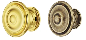 Häfele Möbelknopf rund Türknopf Schrankknopf Küchenknopf Möbelgriff antik Retro - Bild 1 von 10