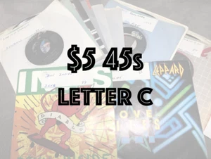 5 $ 45er - gemischte Genres & Jahre - G bis fast neuwertig - Flach 5,00 $ Versand - Buchstabe C - Bild 1 von 89