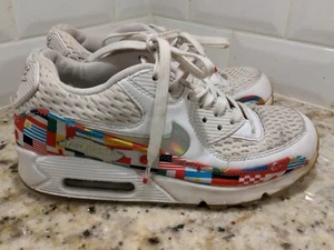 Nike Air Max 90 NIC QS A05119-100 International Flag Pack Sneakers Men's US 6 - Picture 1 of 8