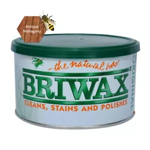 Briwax Antique Mahogany Original Wood Wax Polish Cleans, Stains & Polishes, 1 Lb - Picture 1 of 1