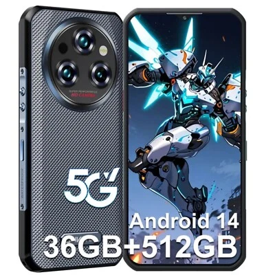 2025 OUKITEL WP35 PRO Outdoor Handy 5G 36GB+512GB Android 14 Smartphone 11000mAh