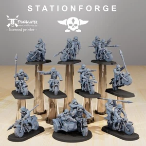 Grim Guard Death Bikers (10) - Station Forge - Grimdark Tabletop Corps - Bild 1 von 7