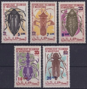 F-EX56002 MAURITANIE MNH 1974 COLEOTTERO SOVRASTAMPA NUOVO VALORE INSETTI ENTOMOLOGIA. - Foto 1 di 1