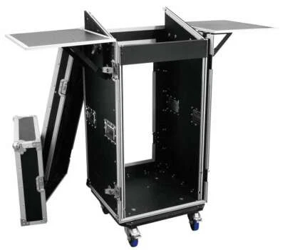 20/10HE 19" TA-2 Winkelrack mit 2x Tisch Kombicase Spezial Kombi Case ALL-IN-ONE - Bild 1 von 4