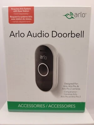 Arlo Audio Doorbell, White (AAD1001-100PAS) NEW/SEALED in box. - Image 1 of 4