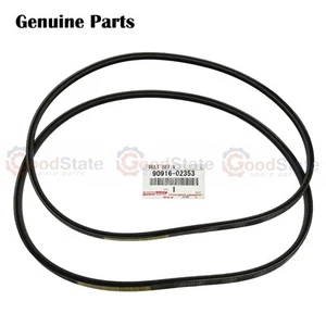 Genuine Toyota LandCruiser FZJ70 FZJ105 1FZ 4.5 Petrol Drive Belt Fan Alternator - Picture 1 of 15