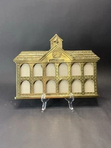 Vintage School House Brass Picture Frame 1st to 12th Grade Wall or Stand - Picture 1 of 10