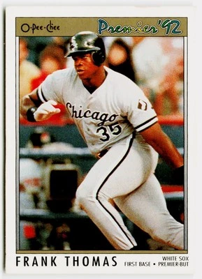 Frank Thomas 1992 O-Pee-Chee Premier #59 Chicago White Sox - Image 1 of 2