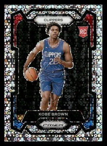 2023-24 Panini Prizm Kobe Brown #144 Fast Break Silver Los Angeles Clippers - Picture 1 of 2