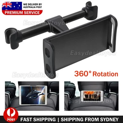 Universal Car Seat Back Headrest Mount Holder for 4~11" iPad Phone Tablet - image 1 of 4