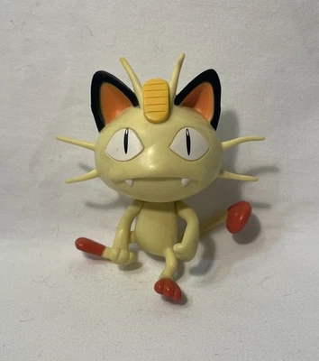 MEOWTH 3" Articulated Figure - Pokemon 2007 JAKKS Pacific Toy Rare Y2K Nintendo - Image 1 of 4