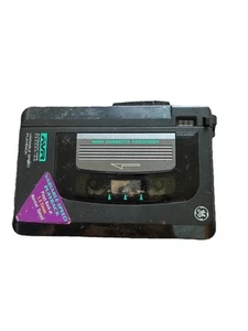 VTG General Electric Mini Cassette Recorder Black Earphone Plug Battery Operated - Picture 1 of 8