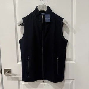 Peter Millar Stealth Fleece Crown Crafted Vest Men’s Navy Wool Cashmere NWT $298 - Picture 1 of 5