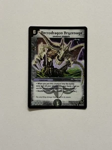 Duel Masters TCG DM-10 Necrodragon Bryzenaga S4/S10 Super Rare Holo Foil WOTC - Picture 1 of 6