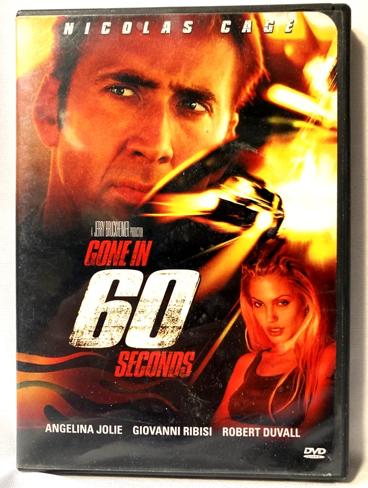 DVD - Gone In 60 Seconds Cage - Jolie - Duvall 118 Minutes PG-13 Foto 1 de 2