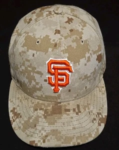 San Francisco Giants New Era Memorial Day Digital Camo On Feild Fitted Hat 7 1/8 - Picture 1 of 6