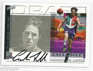 2002 Select Exclusive Draft Pick Signature (DS4) Graham POLAK Fremantle - Picture 1 of 1