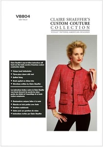 Chaqueta Cardigan OOP Vogue V8804 CLAIRE SHAEFFERS Personalizada Alta Costura Patrón 8804 NUEVA - Imagen 1 de 9