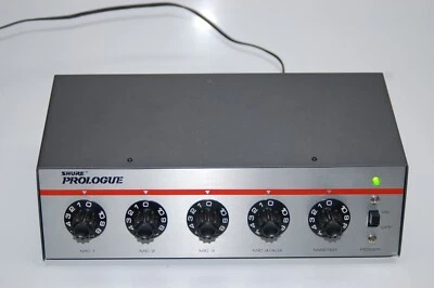 Mezclador Micrófono 4 Canales SHURE Prólogo Modelo 200M Foto 1 de 4