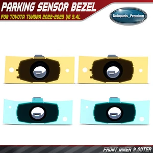 4pcs Front Inner & Outer Parking Sensor Bezel for Toyota Tundra 2022-2023 3.4L - Picture 1 of 12