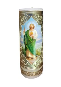 St Jude Cirio Paschal Candle Easter Lent Pascual 6"x2" Vela San Judas Tadeo New - Picture 1 of 1