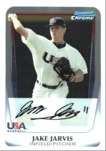 2011 Bowman Draft Picks & Prospects Chrome Jake Jarvis USA #BDPP99 - Picture 1 of 2