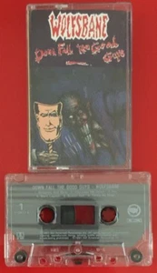 WOLFSBANE DOWN FALL THE GOOD GUYS CASSETTE TAPE - Picture 1 of 1