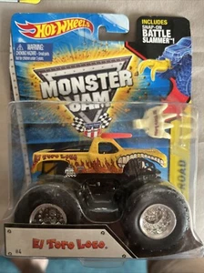 Monster Truck El Toro Loco Hot Wheels 215720 1:64 - amarillo/rojo - Imagen 1 de 1