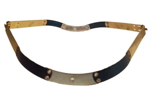 12-Inch Curved Macrame Craft Purse Handbag Spring Frame Steel Metal Closure - Picture 1 of 1