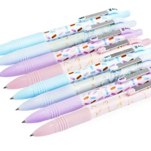 Zebra Z-Grip Smooth Sweetie/Blush Ballpoint Pen - Black Ink - 2 of Each - 8 Pack - Picture 1 of 4