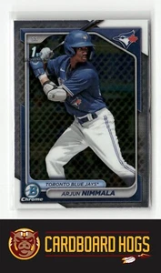 2024 Bowman Chrome #BCP-142 Arjun Nimmala Toronto Blue Jays 1st Bowman - Picture 1 of 2