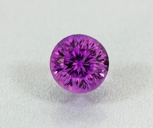 Purple Spinel. Lab Created. Amazing Cut. 5.50 cts. Gorgeous Color & Brilliance. - Picture 1 of 4